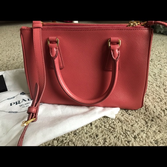 Prada Saffiano Lux Satchel in TAMARIS - Picture 7 of 8